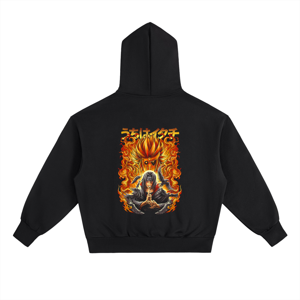 Itachi Uchiha — Susanoo Flame Essential Heavyweight Fleece Hoodie