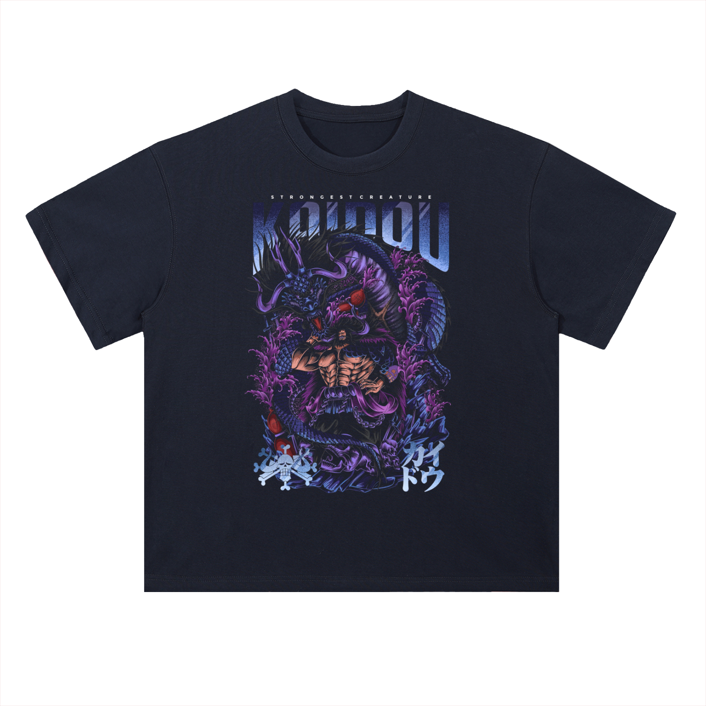 Kaido — Strongest Creature  Heavyweight Drop Shoulder Cotton T-Shirt