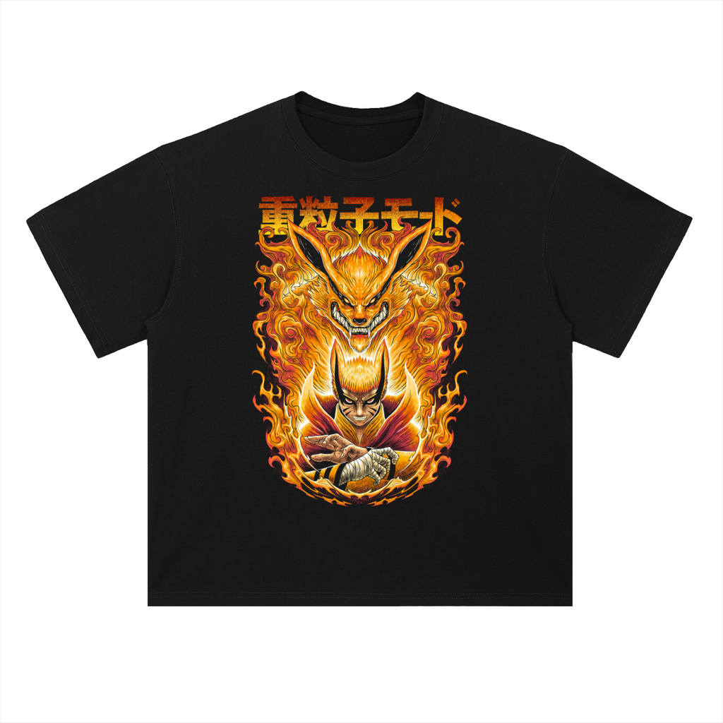 Naruto — Baryon Mod Heavyweight Drop Shoulder Cotton T-Shirt