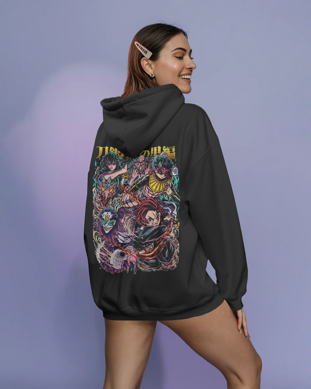 Demon Slayer — Swordsmith Village Arc Essential Heavyweight Fleece Hoodie