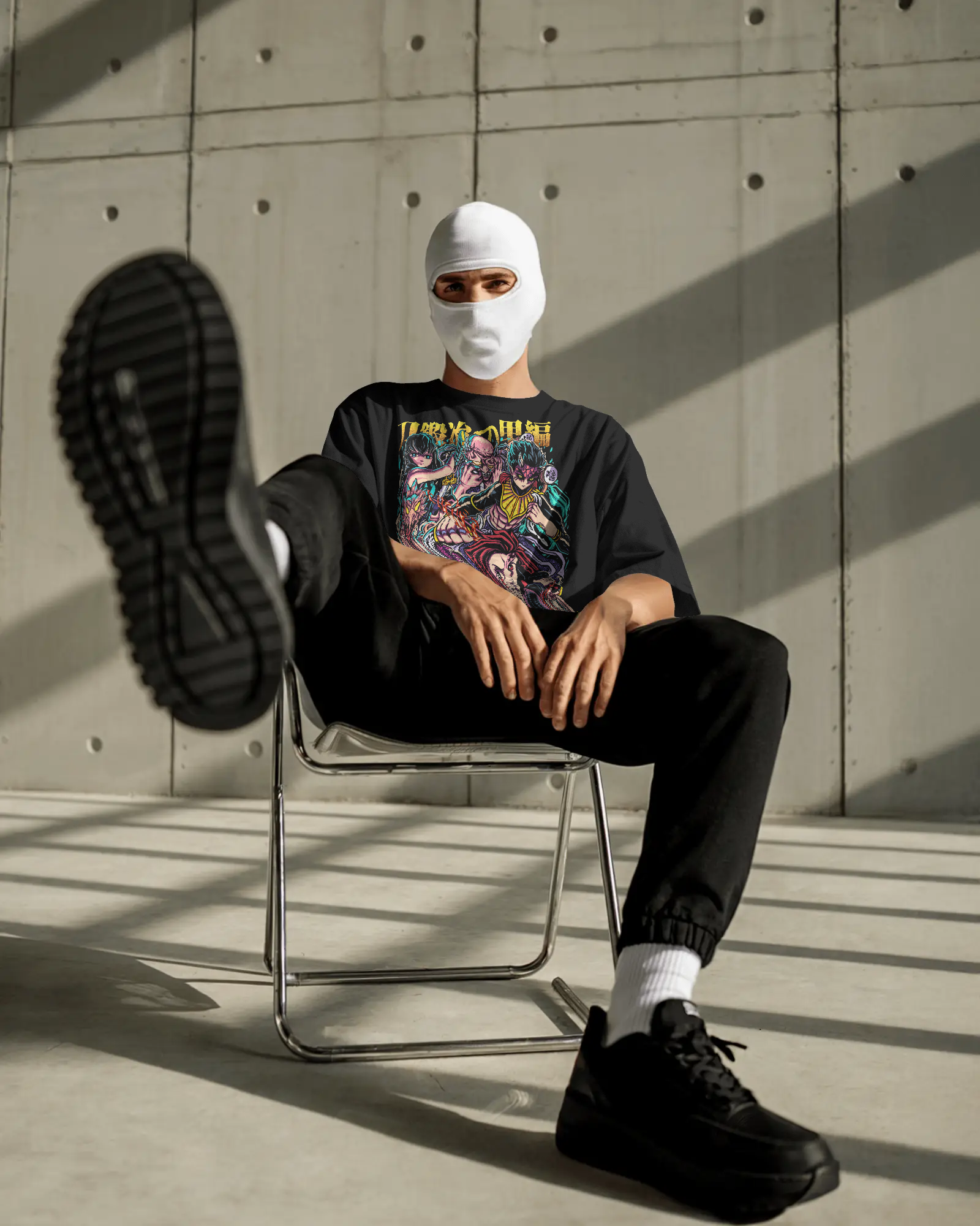 Demon Slayer — Swordsmith Village Arc Heavyweight Drop Shoulder Cotton T-Shirt